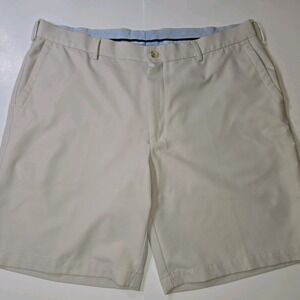 Peter Millar Tan Chino Shorts Adult Men's Size‎ 38 Golf Cotton